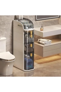 5 Katlı - Çok Amaçlı Banyo, Çamaşır Odası ve Mutfak Düzenleyici | Dar Alan Dikey Çekmeceli Dolap
